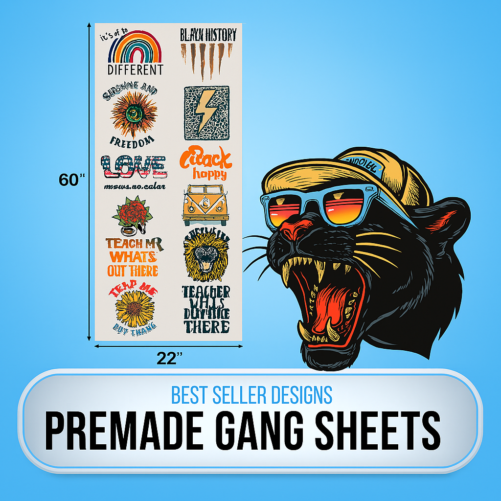 Upload Your Premade DTF Gang Sheet