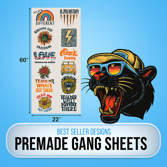 Upload Your Premade DTF Gang Sheet